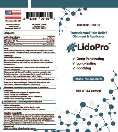 Entire Label (Lidopro Ointment Tube Artwork Only 101724 (1))